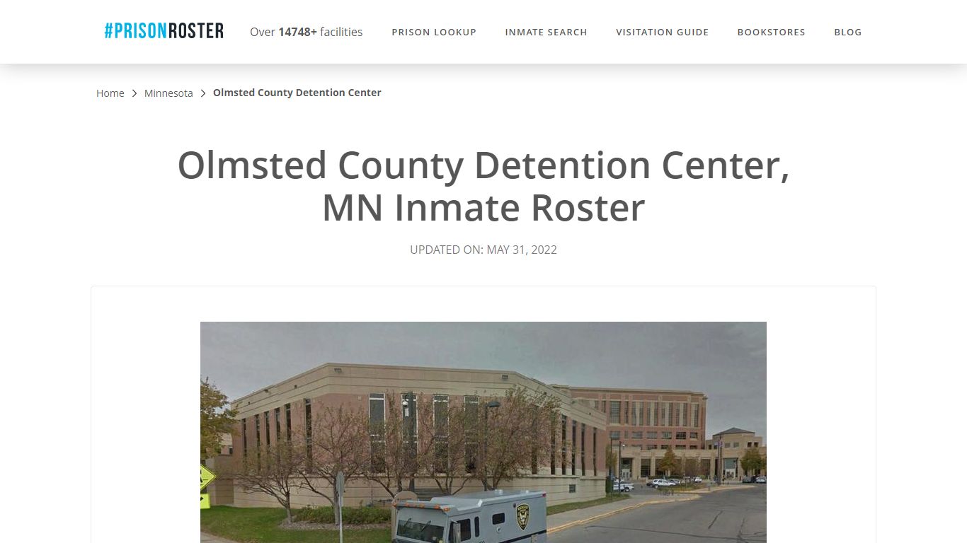 Olmsted County Detention Center, MN Inmate Roster